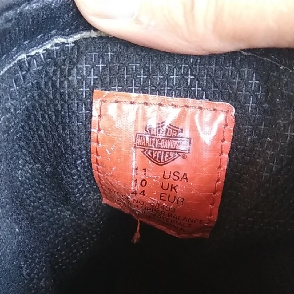Harley-Davidson Black Leather Boots